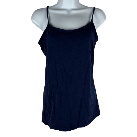 No Boundaries Womens L/G Navy Camisole Tank Top 95% Cotton & 5% Spandex - Picture 1 of 3